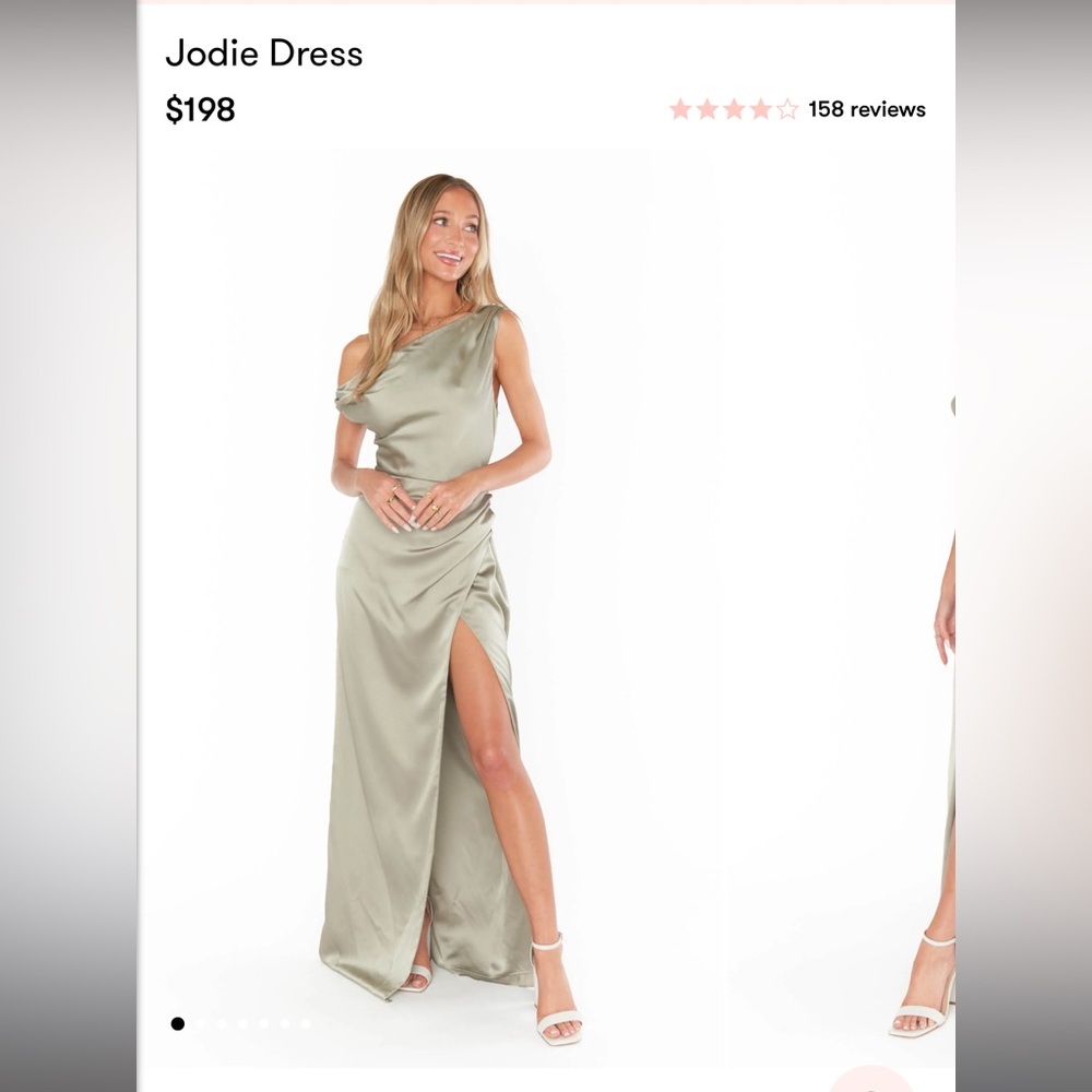 Moss Green Jodie Bridesmaid Dress Medium